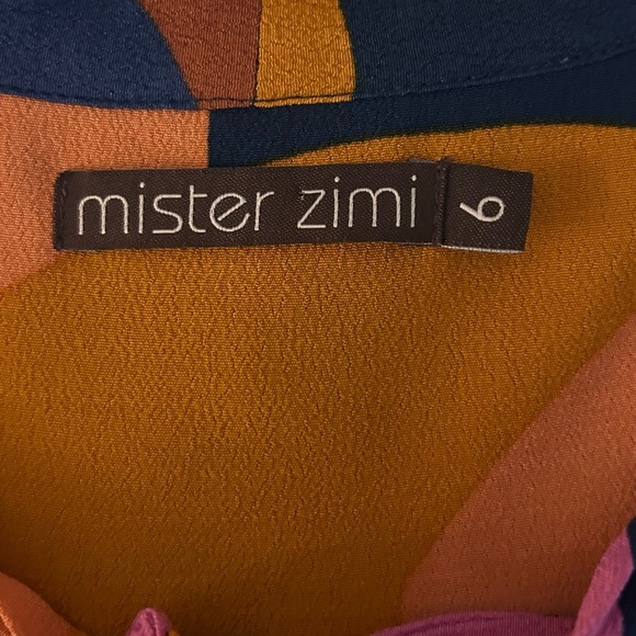 Mister Zimi Isabella Women’s Blouse in Posey Print Size 6 - Picture 5 of 9